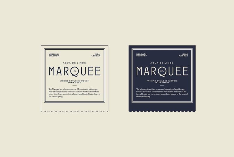 Marquee: branding hotelero de Invade. Clásicamente vanguardista