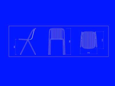 /Tuby, la versátil silla de Alessandro Stabile para Belca. Acero tubular a otro nivel