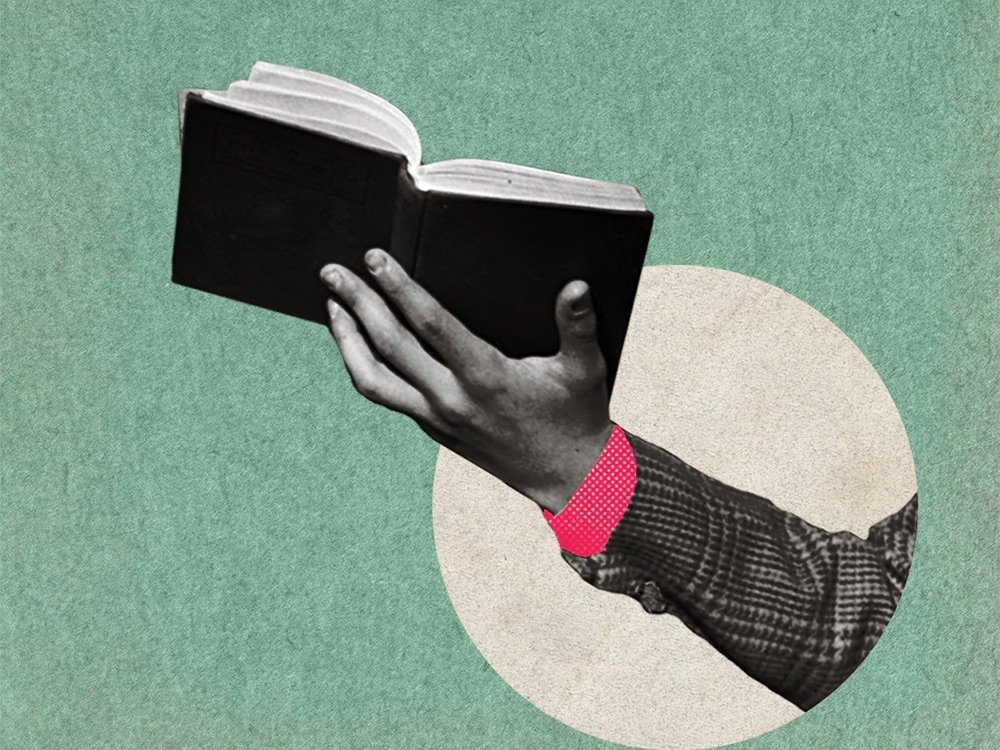 Cinco libros para el mes de diciembre. Diseño en negro sobre blanco