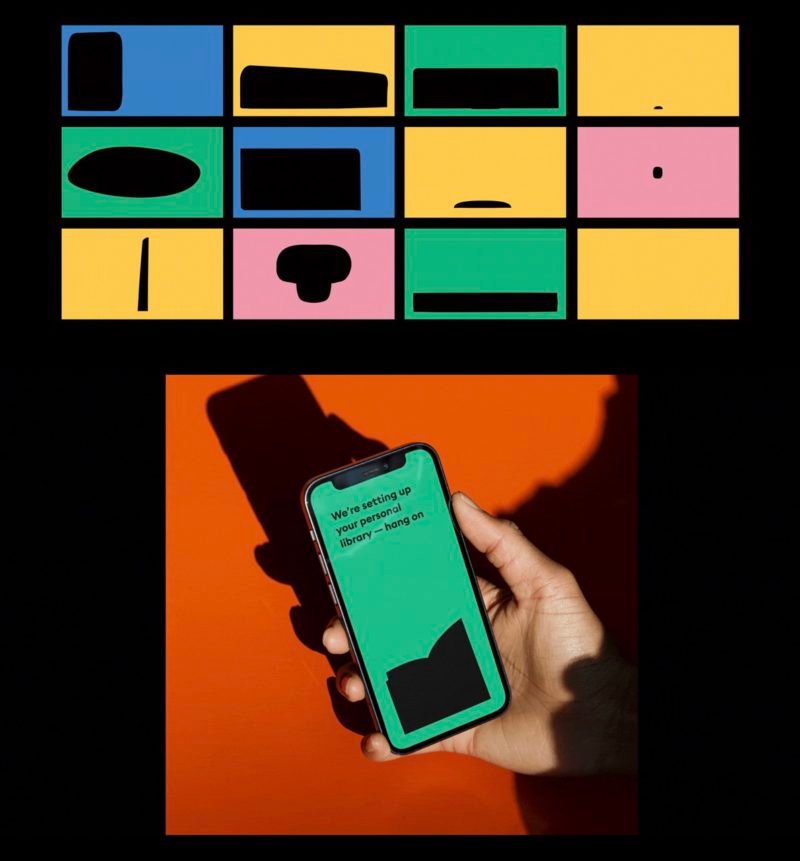 Illo refresca la imagen de Storytel. Color y asimetría orgánica