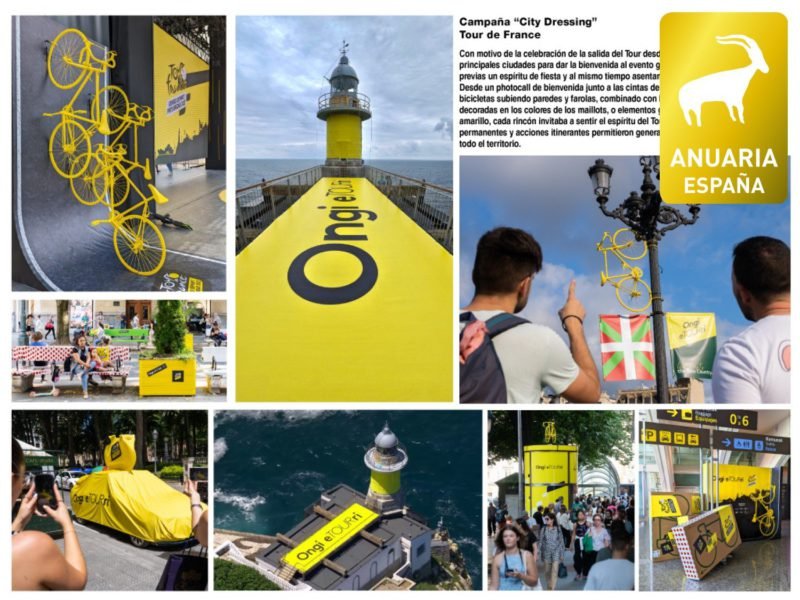 A la mejor campaña de publicidad comercial: de DT Creativos para Bilbao Ekintza / Tour de Francia en Euskadi
