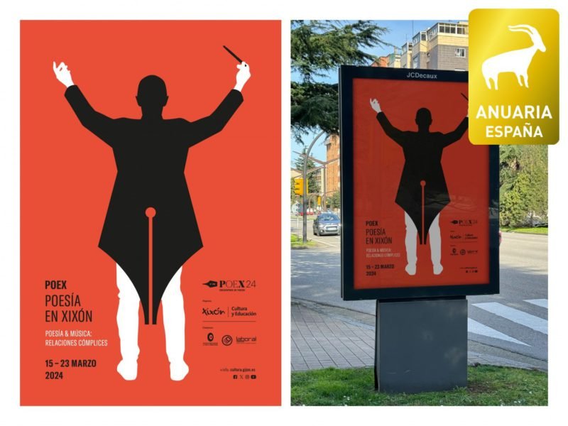 A la mejor ilustración: de Juan Jareño Estudio Gráfico S.L. para Fundación Municipal de Cultura de Gijón en Gijón, Asturias