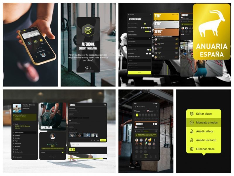 Al mejor diseño de app: de Azote Estudio para Wodbuster España