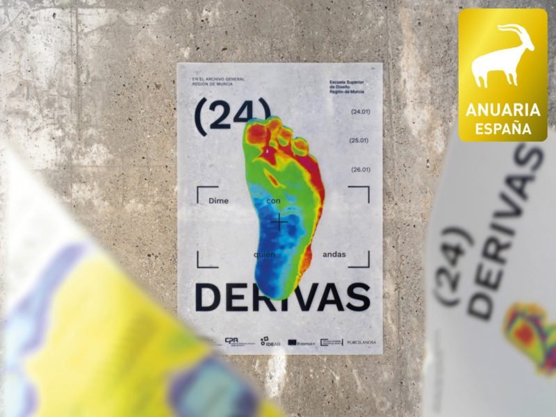 Al mejor tríptico, folleto, postal, flyer, etcétera: de Álvaro García Ruano para la Escuela Superior de Diseño de Murcia en Murcia, España