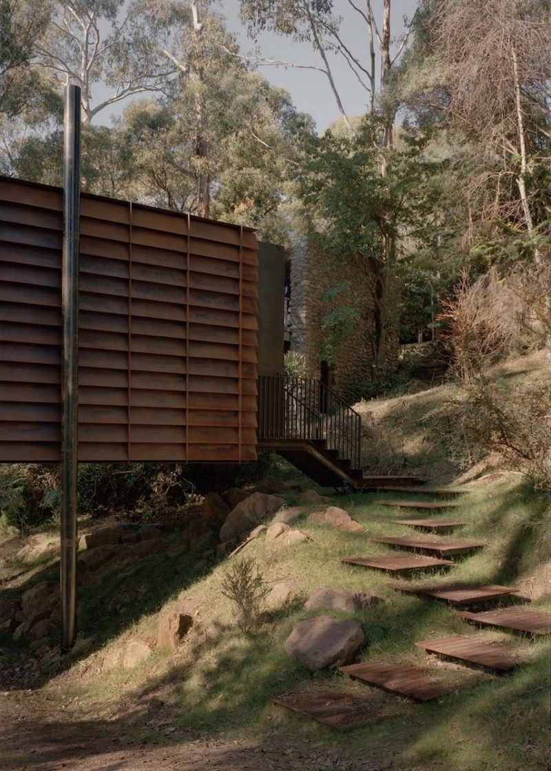 Sawmill, la "casita" del arbol de Robbie Walker en los antiguos bosques australianos © Tasha Tylee