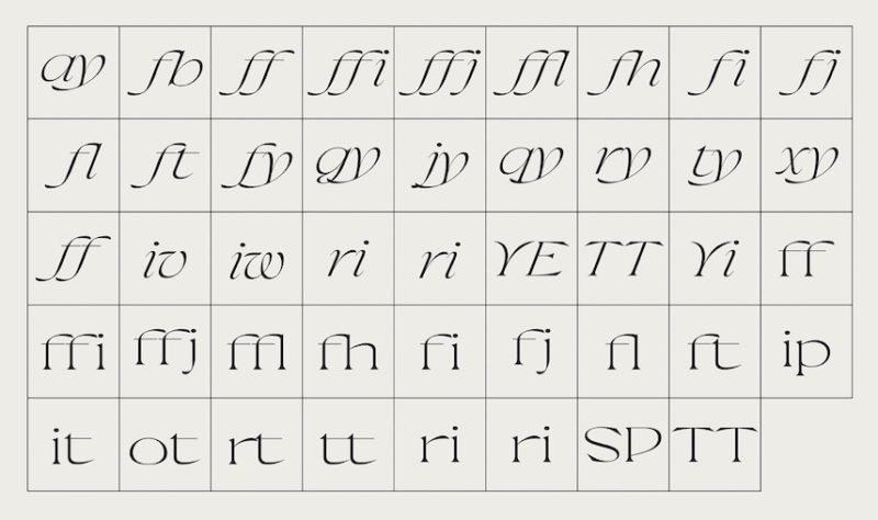 Violaine & Jeremy presenta Pilot. Una tipografía para moda,... no de moda